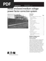 Metal-Enclosed Medium Voltage Power Factor Correction System