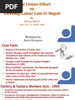 Trade Union Effort in Nepal A Review