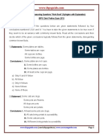 Important Practice Reasoning Questions "Work Book" (Syllogism With Explanation) - WWW - Ibpsguide