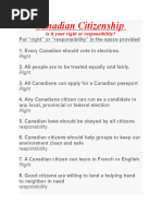 Canadian Citizenship