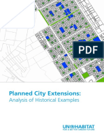 Planned City Extensions: Analysis of Historical Examples