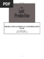 Production Schedule