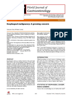 Esophageal Malignancy: A Growing Concern: ISSN 1007-9327 (Print) ISSN 2219-2840 (Online) Doi:10.3748/wjg.v18.i45.6521