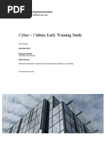 Cyber + Culture Early Warning Study