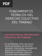 Fundamentos Teoricos Del Derecho Colectivo Al Trabajo I