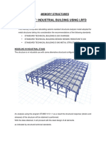 Design of Industrial Building Using ETABS