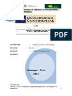 Ecoviviendas Proyecto Inversion