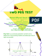 GEOMATIC Leveling - Two Peg Test