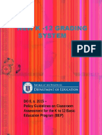 New k-12 Grading System