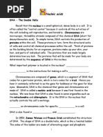 Dna Worksheet