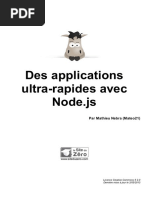 Des Applications Ultra Rapides Avec Node Js