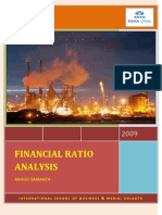 Financial Ratio Analysis, TATA STEEL