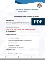 Elaboaración de Presupuestos de Perfiles y Expedientes Técnicos Con s10