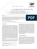 Joining of Sic Ceramic To Graphite Using Ni-Cr-Sic Powders As Filler