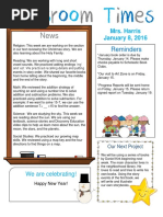 January 8 Newsletter