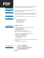 Strength: Classification of Loads