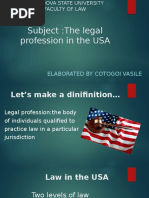 The Legal Profession in The USA