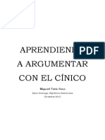 Aprendiendo A Argumentar Con El Cinico