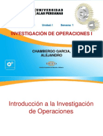 Semana 1.1 Introduccion A La Investigacion Operativa PDF