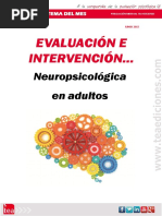 Evaluación e Intervención Neuropsicològica en Adultos