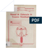 GOMES - Manual de Elaboração de Tesauros Monolingues - 1990