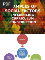 Social Factors Influencing Curriculum Construction