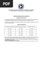 The New India Assurance Company Limited: Head Office: 87, M G Road, Fort, Mumbai-400001