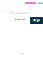 Question Bank: Ec6302 Digital Electronics