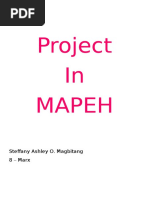 Project in Mapeh: Steffany Ashley O. Magbitang 8 - Marx