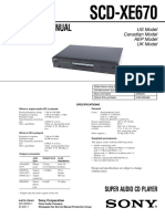 SCD-XE670 Service Manual