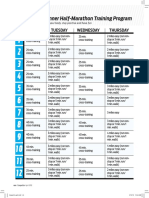 Half Marathon Program