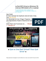 Como Crear Una Red WiFi Virtual en Windows 7-8