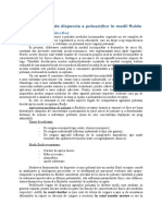 Fenomene de Dispersie A Poluanților În Medii Fluide