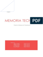 Memoria Técnica Aire Acondicionado