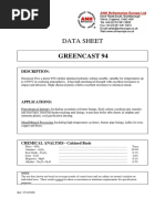 Data Sheet Greencast 94: Description