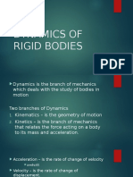 Dynamics of Rigid Bodies