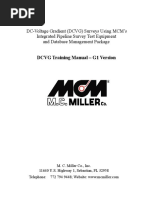 DC-Voltage Gradient (DCVG) Surveys Using MCM's Integrated Pipeline Survey Test Equipment and Database Management Package