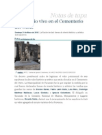 Patrimonio Cementerio Del Oeste