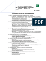 AT Quizzer 1 Overview of Auditing Answer Key PDF