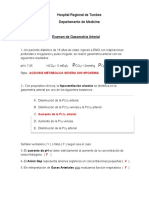 Examen de Gasometria