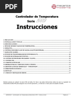 Delta DTB - Controlador de Temperatura - Instrucciones