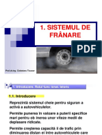 Tema 1 Sisteme de Franare Introducere