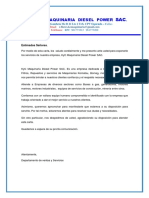 Carta de Presentacion Generation PDF