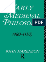 Early Medieval Philosophy 480 1150