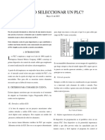 Cómo Seleccionar Un PLC