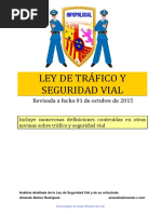 Ley de Tráfico y Seguridad Vial Revisada 01.10.2015