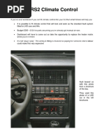 Audi S2 Climate Control Min