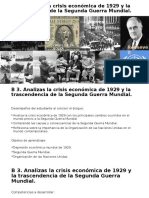 B 3. Crisis de 1929 y 2 Guerra Mundial