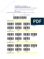 Acordes Básicos para Piano