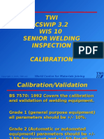 TWI CSWIP 3.2 WIS 10 Senior Welding Inspection Calibration: World Centre For Materials Joining Technology